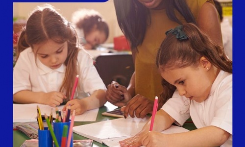 Talk Money logo - children doing calculations